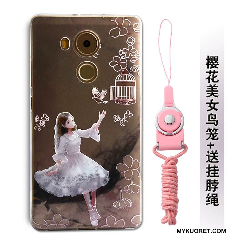 Kuori Huawei Mate 8 Silikoni Ripustettavat Koristeet Puhelimen Kuoret, Kotelo Huawei Mate 8 Suojaus Jauhe Murtumaton