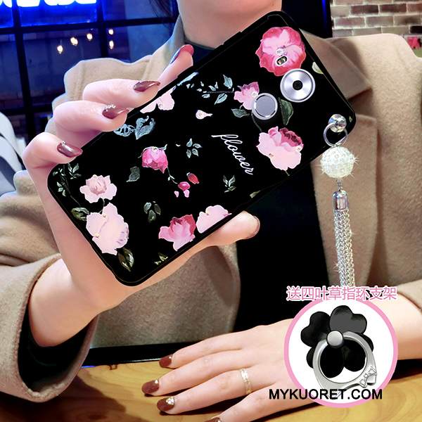 Kuori Huawei Mate 8 Strassi Ripustettavat Koristeet Murtumaton, Kotelo Huawei Mate 8 Tuki Puhelimen Kuoret Musta