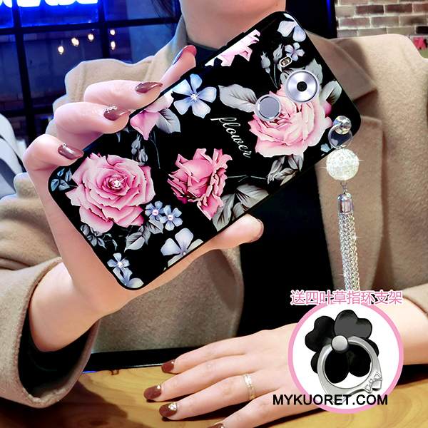 Kuori Huawei Mate 8 Strassi Ripustettavat Koristeet Murtumaton, Kotelo Huawei Mate 8 Tuki Puhelimen Kuoret Musta