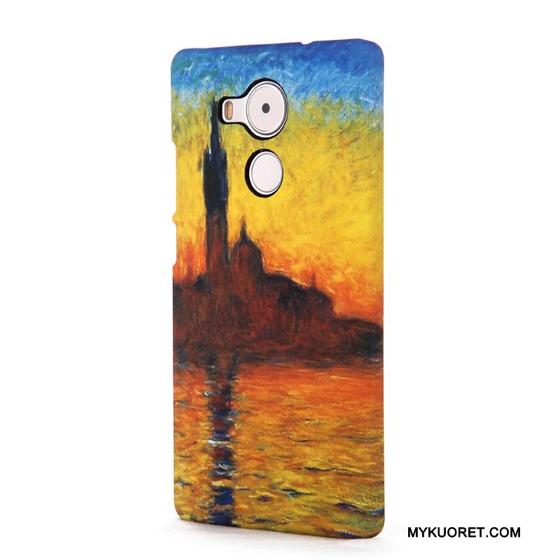 Kuori Huawei Mate 8 Suojaus Pioni Puhelimen Kuoret, Kotelo Huawei Mate 8 Kohokuviointi Taide Kova