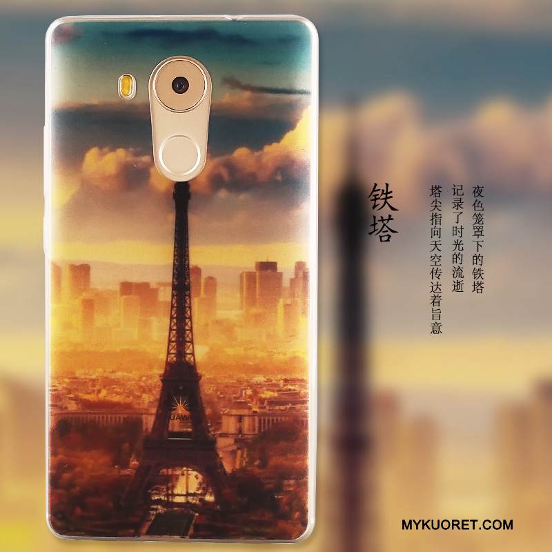 Kuori Huawei Mate 8 Suojaus Sininen Puhelimen Kuoret, Kotelo Huawei Mate 8 Pehmeä Neste