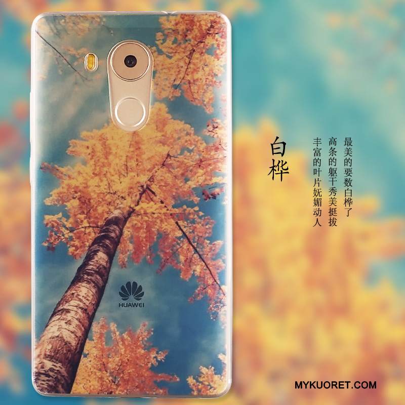 Kuori Huawei Mate 8 Suojaus Sininen Puhelimen Kuoret, Kotelo Huawei Mate 8 Pehmeä Neste