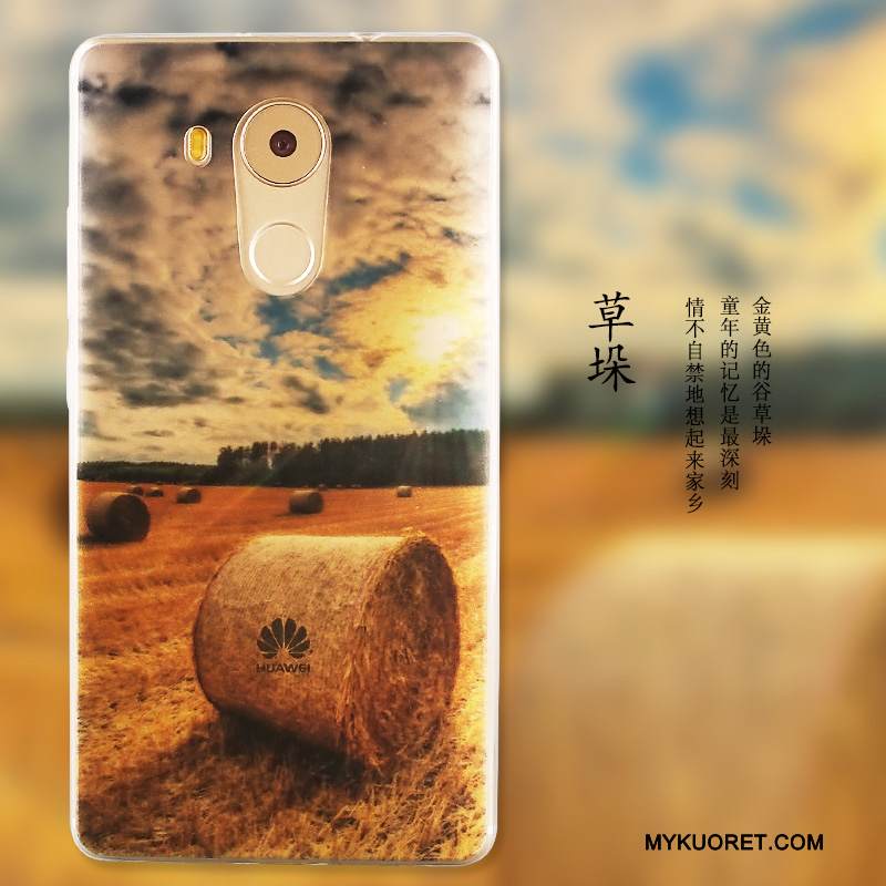 Kuori Huawei Mate 8 Suojaus Sininen Puhelimen Kuoret, Kotelo Huawei Mate 8 Pehmeä Neste