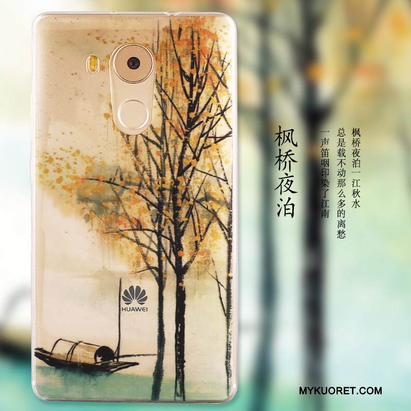 Kuori Huawei Mate 8 Suojaus Sininen Puhelimen Kuoret, Kotelo Huawei Mate 8 Pehmeä Neste