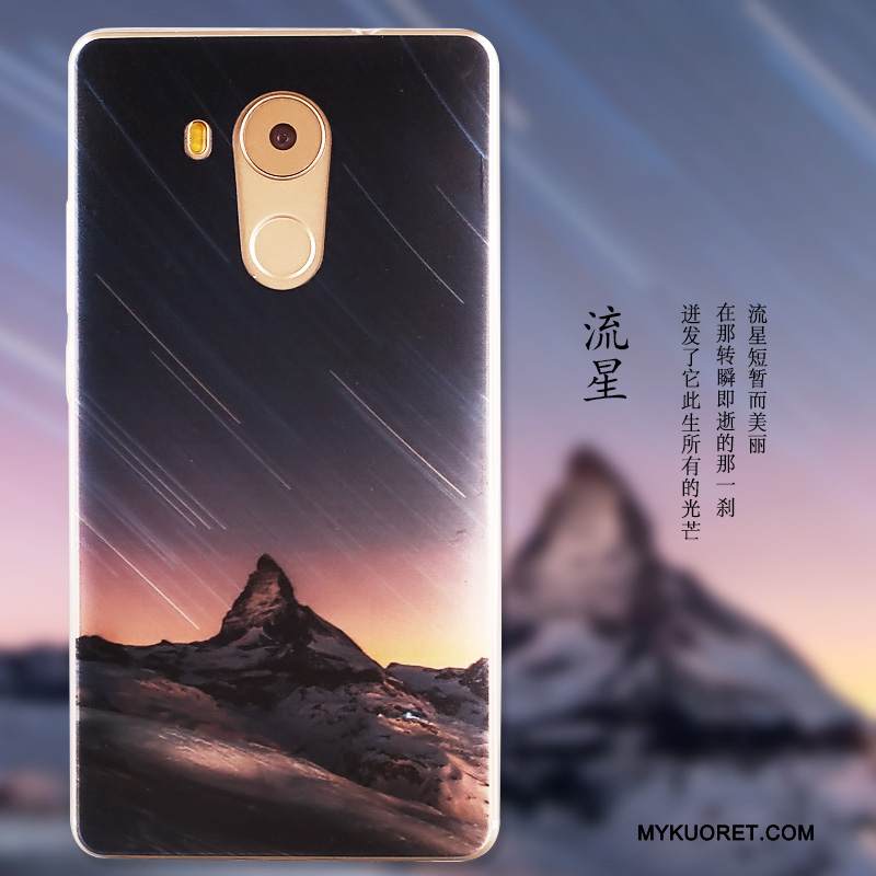 Kuori Huawei Mate 8 Suojaus Sininen Puhelimen Kuoret, Kotelo Huawei Mate 8 Pehmeä Neste