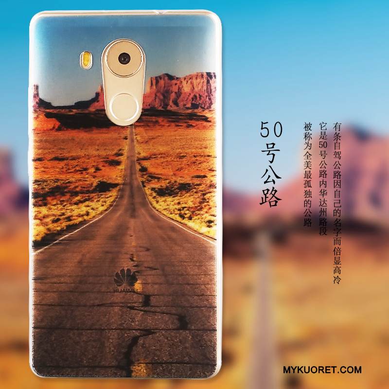 Kuori Huawei Mate 8 Suojaus Sininen Puhelimen Kuoret, Kotelo Huawei Mate 8 Pehmeä Neste