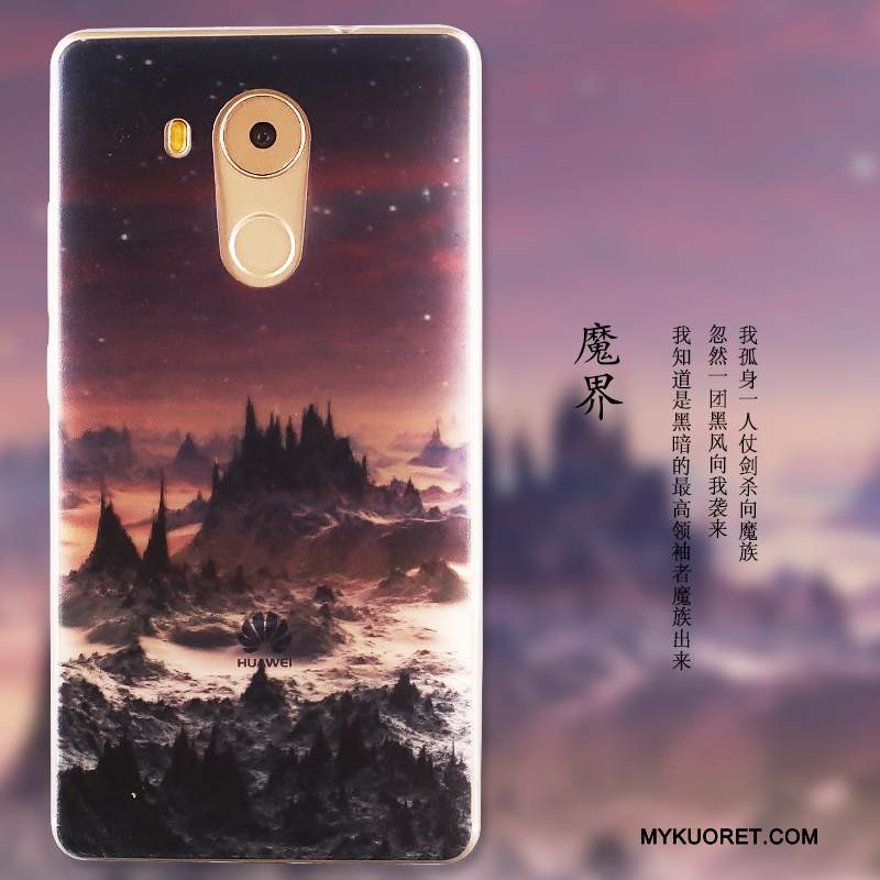 Kuori Huawei Mate 8 Suojaus Sininen Puhelimen Kuoret, Kotelo Huawei Mate 8 Pehmeä Neste