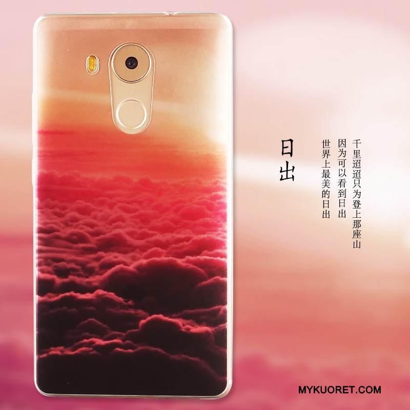 Kuori Huawei Mate 8 Suojaus Sininen Puhelimen Kuoret, Kotelo Huawei Mate 8 Pehmeä Neste