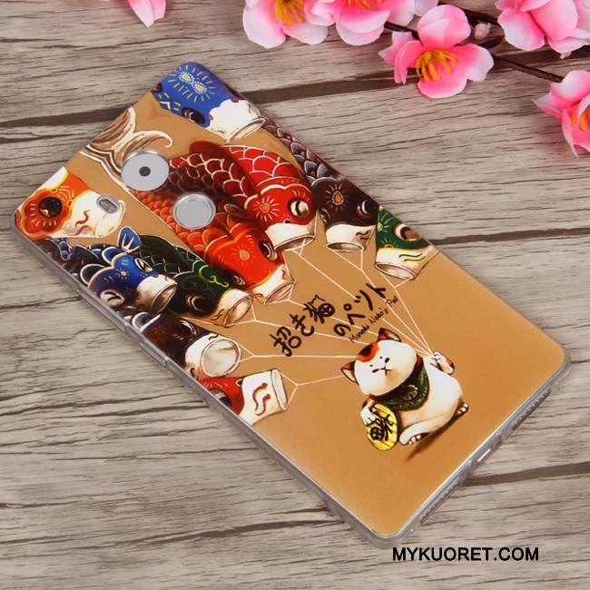 Kuori Huawei Mate 8 Suojaus Vaalean Murtumaton, Kotelo Huawei Mate 8 Pehmeä Neste Puhelimen Kuoret Violetti