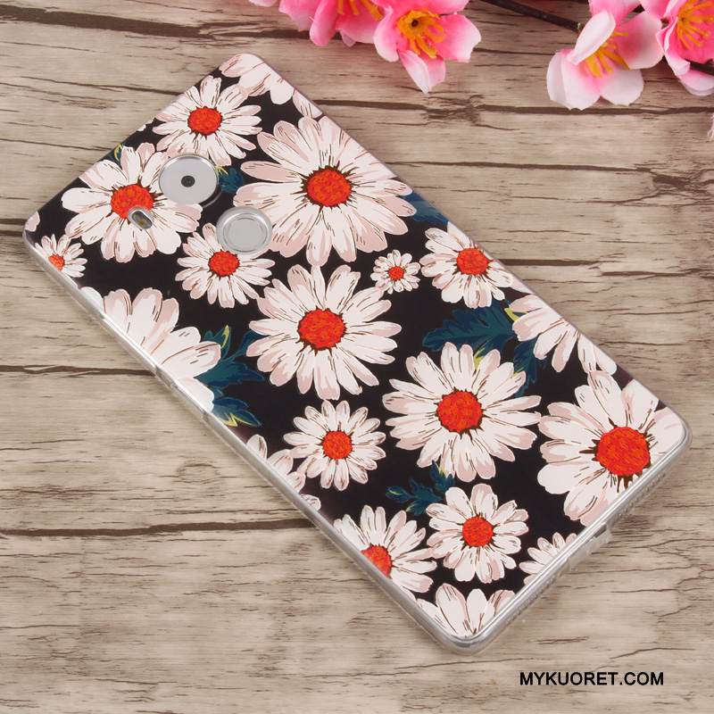 Kuori Huawei Mate 8 Suojaus Vaalean Murtumaton, Kotelo Huawei Mate 8 Pehmeä Neste Puhelimen Kuoret Violetti