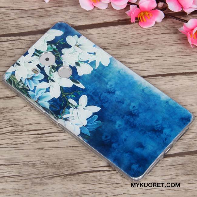 Kuori Huawei Mate 8 Suojaus Vaalean Murtumaton, Kotelo Huawei Mate 8 Pehmeä Neste Puhelimen Kuoret Violetti