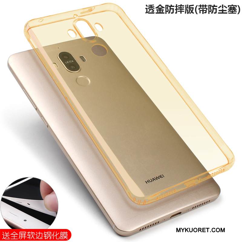 Kuori Huawei Mate 9 Laukut Läpinäkyvä Puhelimen Kuoret, Kotelo Huawei Mate 9 Pehmeä Neste Murtumaton Suupaltti