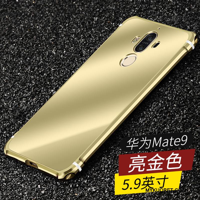 Kuori Huawei Mate 9 Laukut Murtumaton Sininen, Kotelo Huawei Mate 9 Metalli Kova Puhelimen Kuoret