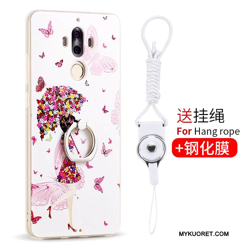 Kuori Huawei Mate 9 Laukut Persoonallisuus Jauhe, Kotelo Huawei Mate 9 Silikoni Silmukka Puhelimen Kuoret