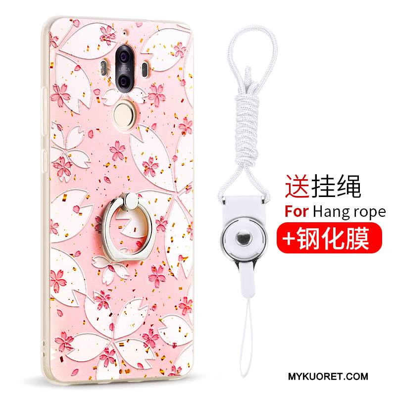 Kuori Huawei Mate 9 Laukut Persoonallisuus Jauhe, Kotelo Huawei Mate 9 Silikoni Silmukka Puhelimen Kuoret