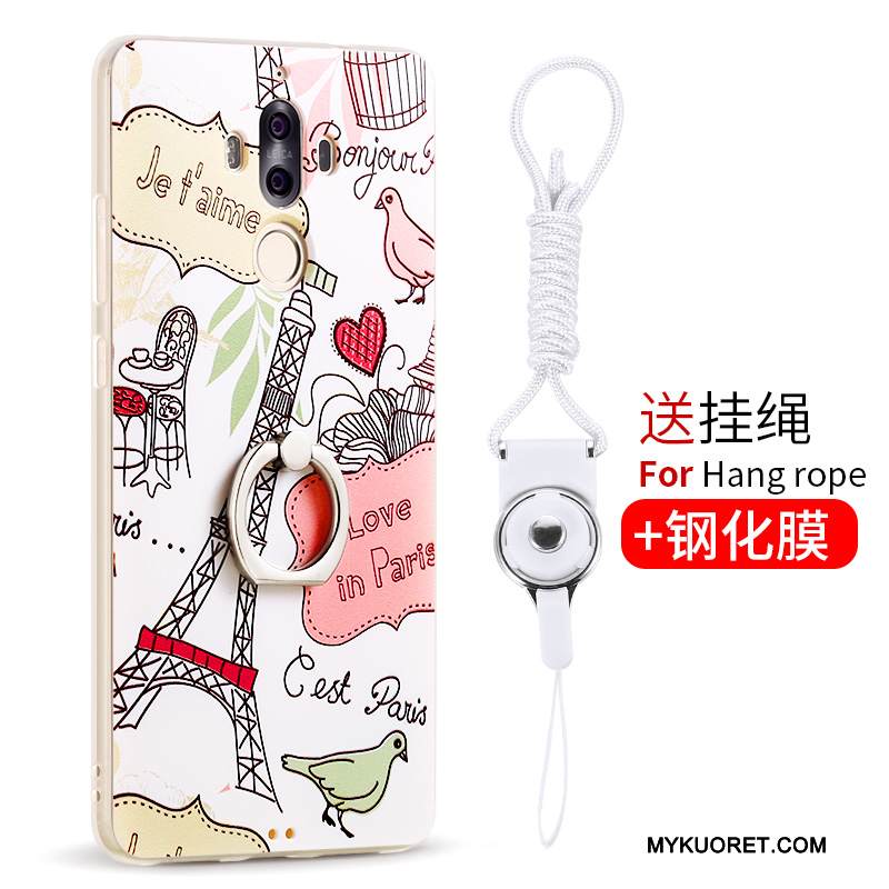 Kuori Huawei Mate 9 Laukut Persoonallisuus Jauhe, Kotelo Huawei Mate 9 Silikoni Silmukka Puhelimen Kuoret