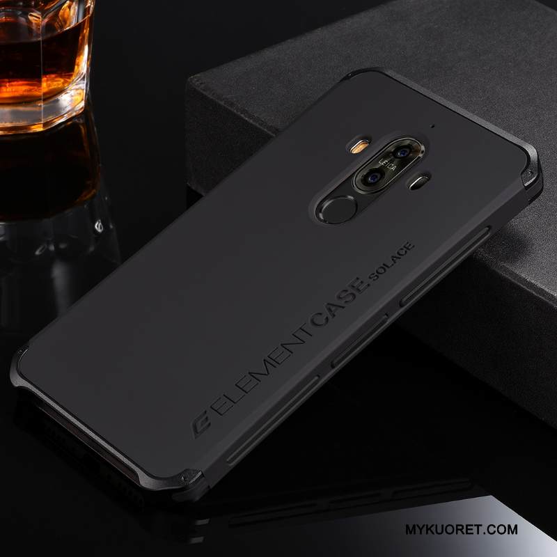 Kuori Huawei Mate 9 Laukut Pesty Suede Puhelimen Kuoret, Kotelo Huawei Mate 9 Silikoni Murtumaton Hopea