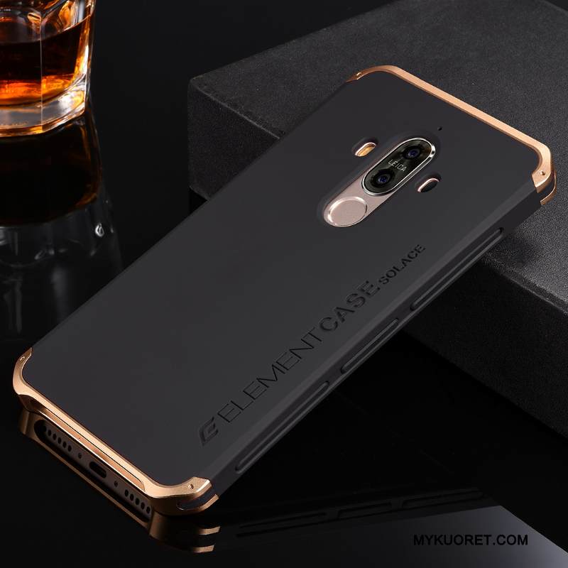 Kuori Huawei Mate 9 Laukut Pesty Suede Puhelimen Kuoret, Kotelo Huawei Mate 9 Silikoni Murtumaton Hopea