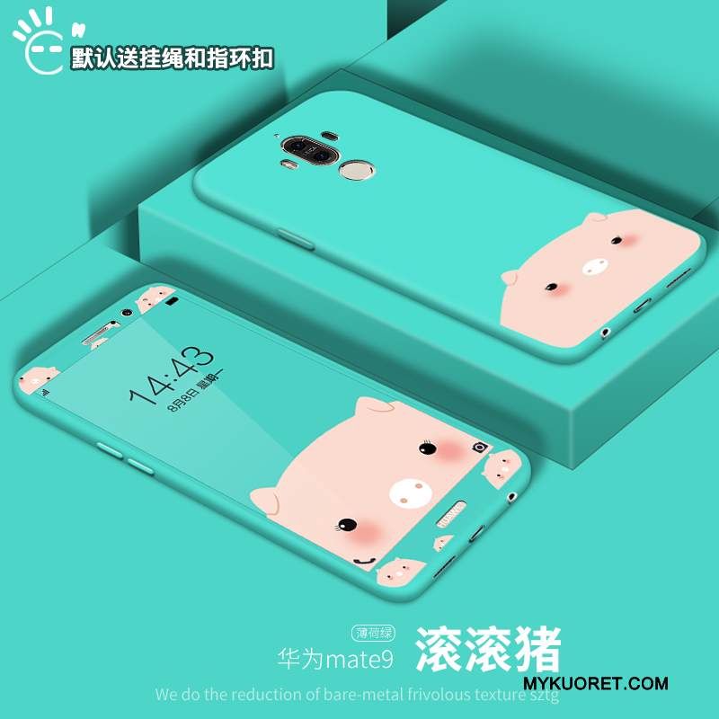 Kuori Huawei Mate 9 Luova Murtumaton Kalvo, Kotelo Huawei Mate 9 Laukut Karkaisu Persoonallisuus
