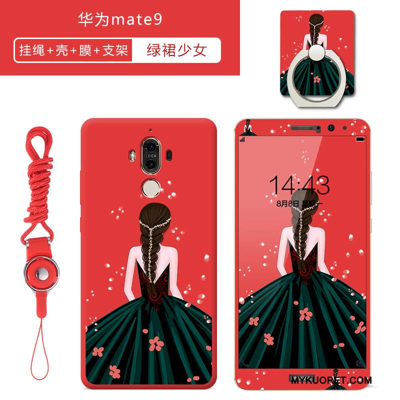 Kuori Huawei Mate 9 Luova Murtumaton Kalvo, Kotelo Huawei Mate 9 Laukut Karkaisu Persoonallisuus