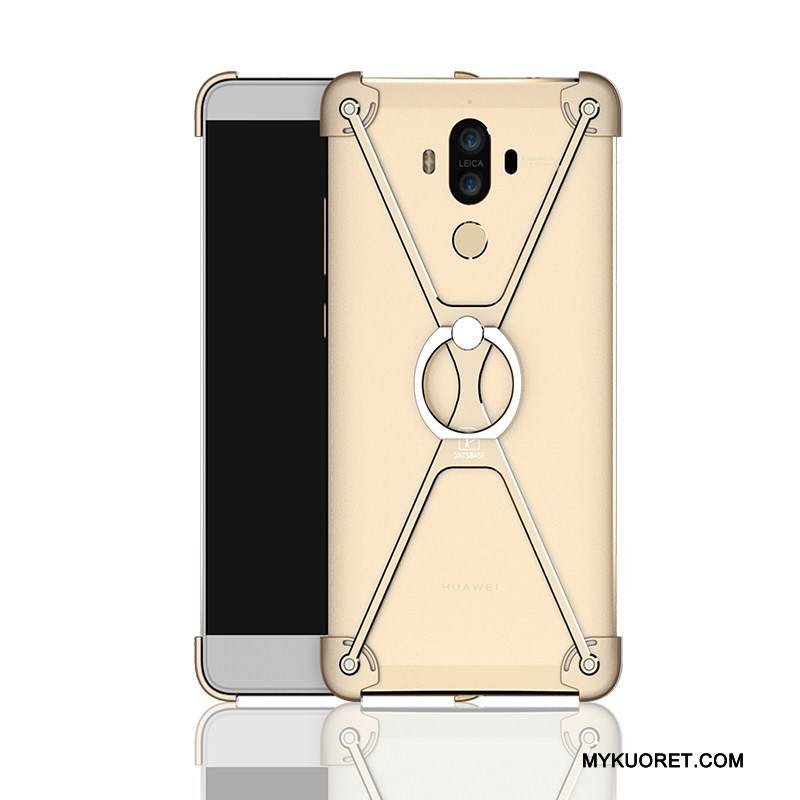 Kuori Huawei Mate 9 Metalli Murtumaton Kehys, Kotelo Huawei Mate 9 Pinkki Rengas