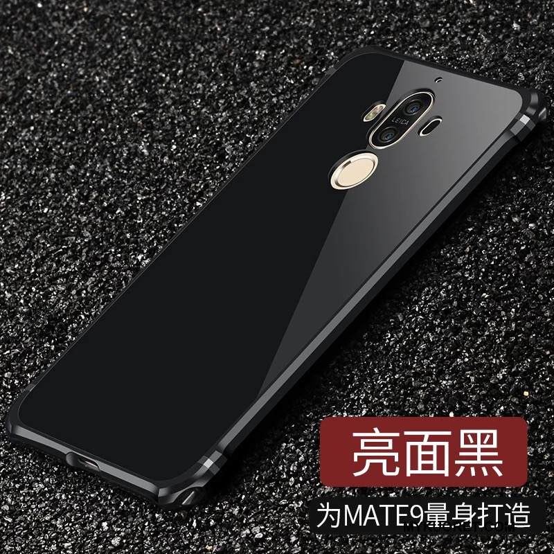 Kuori Huawei Mate 9 Metalli Musta Puhelimen Kuoret, Kotelo Huawei Mate 9 Suojaus