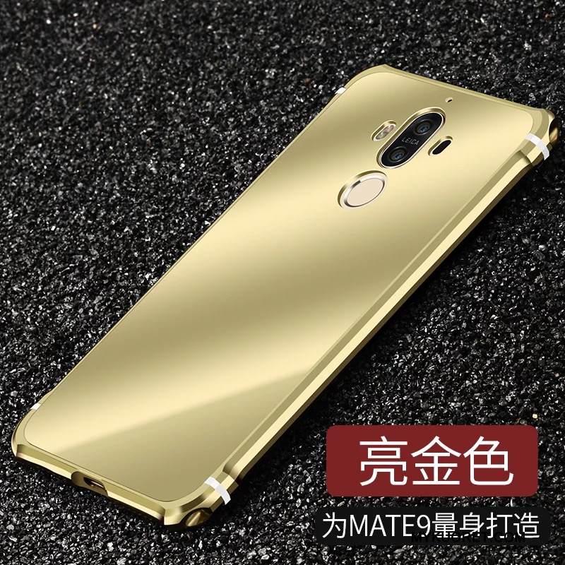 Kuori Huawei Mate 9 Metalli Musta Puhelimen Kuoret, Kotelo Huawei Mate 9 Suojaus