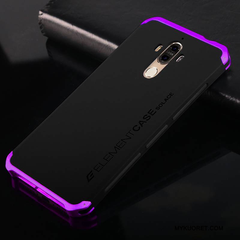 Kuori Huawei Mate 9 Metalli 说 Kova, Kotelo Huawei Mate 9 Laukut Persoonallisuus Pesty Suede