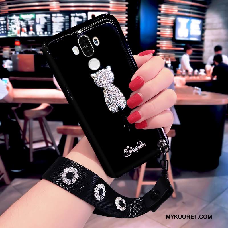 Kuori Huawei Mate 9 Pehmeä Neste Ihana Musta, Kotelo Huawei Mate 9 Suojaus Puhelimen Kuoret Punainen