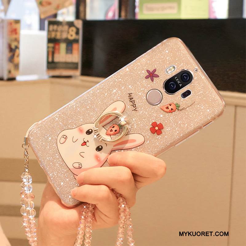 Kuori Huawei Mate 9 Pehmeä Neste Jauhe Vaalean, Kotelo Huawei Mate 9 Silikoni Murtumaton Persoonallisuus