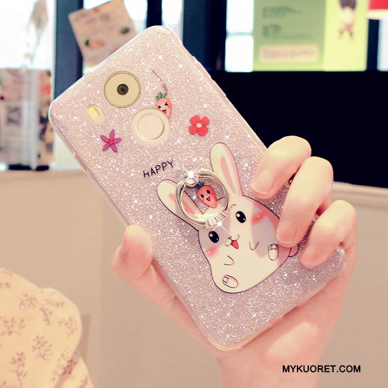 Kuori Huawei Mate 9 Pehmeä Neste Jauhe Vaalean, Kotelo Huawei Mate 9 Silikoni Murtumaton Persoonallisuus