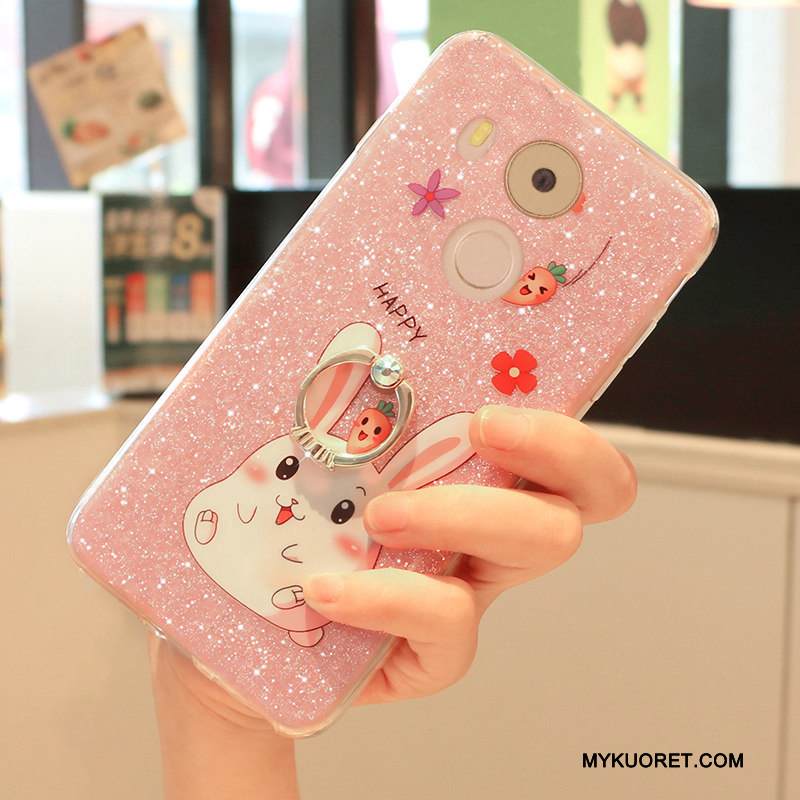 Kuori Huawei Mate 9 Pehmeä Neste Jauhe Vaalean, Kotelo Huawei Mate 9 Silikoni Murtumaton Persoonallisuus