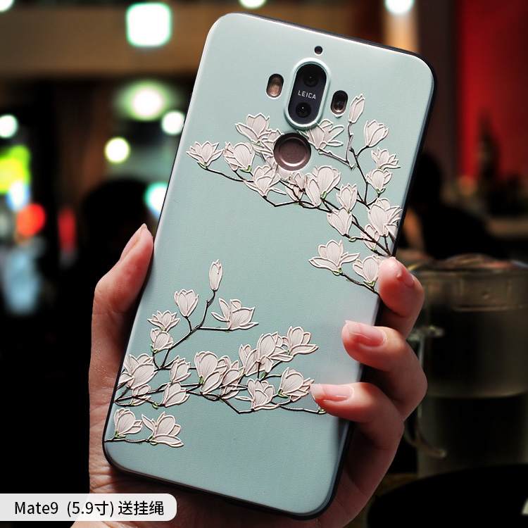 Kuori Huawei Mate 9 Pehmeä Neste Persoonallisuus Punainen, Kotelo Huawei Mate 9 Silikoni Vaalean Murtumaton