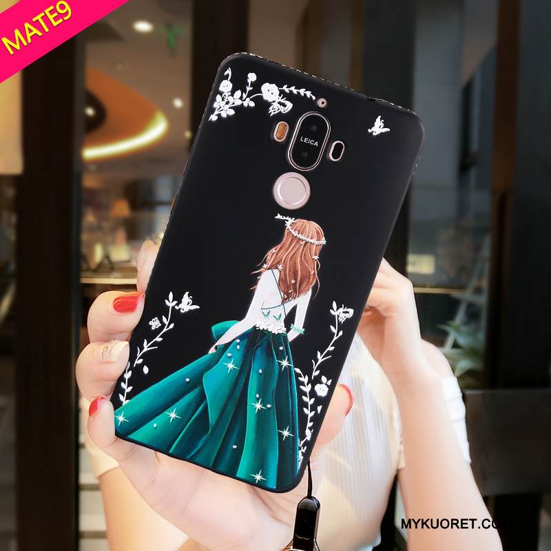 Kuori Huawei Mate 9 Pehmeä Neste Puhelimen Kuoret Punainen, Kotelo Huawei Mate 9 Suojaus