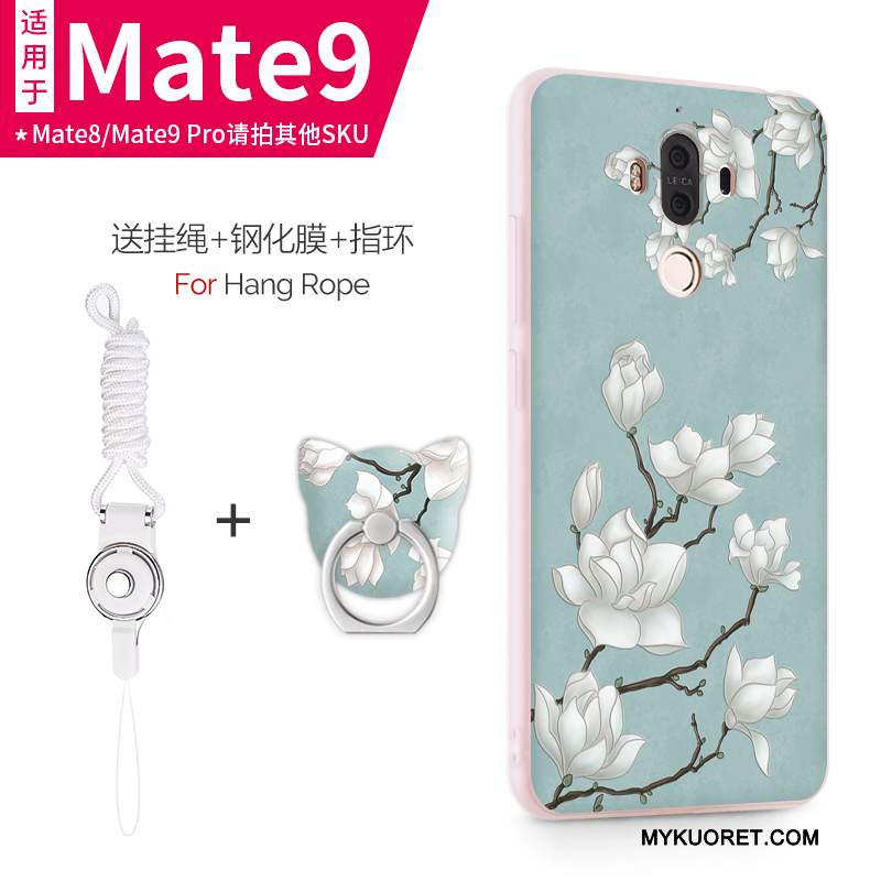 Kuori Huawei Mate 9 Pehmeä Neste Vaalean Violetti, Kotelo Huawei Mate 9 Suojaus Puhelimen Kuoret Ohut