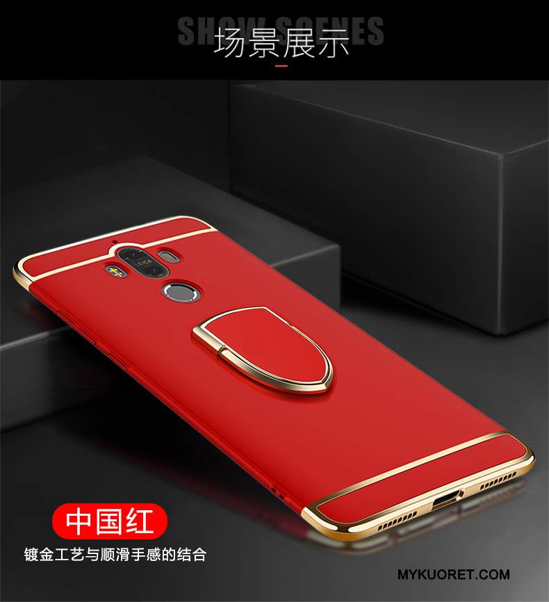 Kuori Huawei Mate 9 Pesty Suede Puhelimen Kuoret, Kotelo Huawei Mate 9 Murtumaton Auto