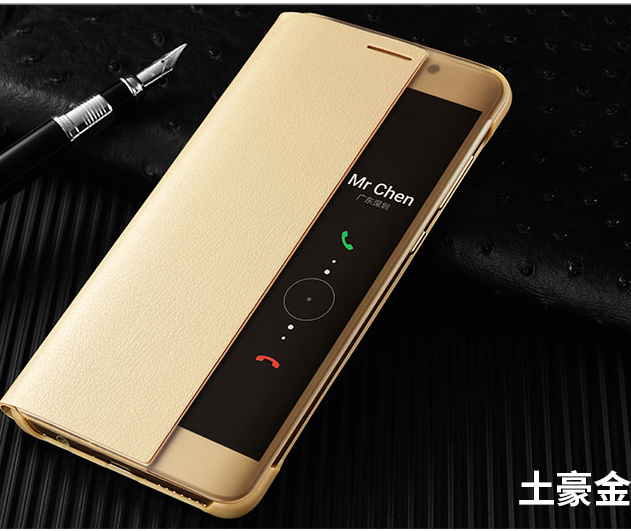 Kuori Huawei Mate 9 Pro Kuoret Windows Murtumaton, Kotelo Huawei Mate 9 Pro Nahka Harmaa Syvä Väri