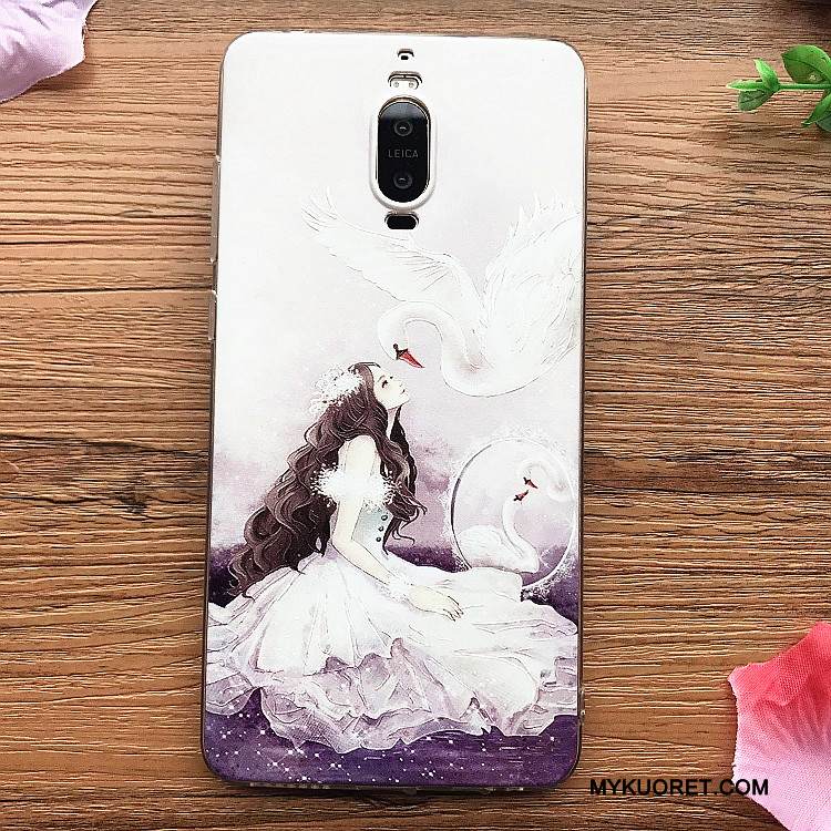 Kuori Huawei Mate 9 Pro Laukut Ultra Sininen, Kotelo Huawei Mate 9 Pro Pehmeä Neste Persoonallisuus Puhelimen Kuoret