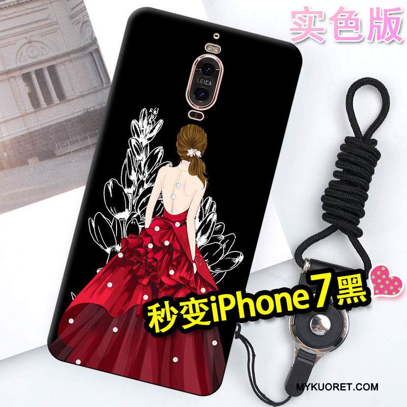 Kuori Huawei Mate 9 Pro Luova Murtumaton Musta, Kotelo Huawei Mate 9 Pro Silikoni Trendi Puhelimen Kuoret