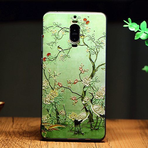 Kuori Huawei Mate 9 Pro Luova Ohut Valkoinen, Kotelo Huawei Mate 9 Pro Pehmeä Neste Puhelimen Kuoret Ripustettavat Koristeet