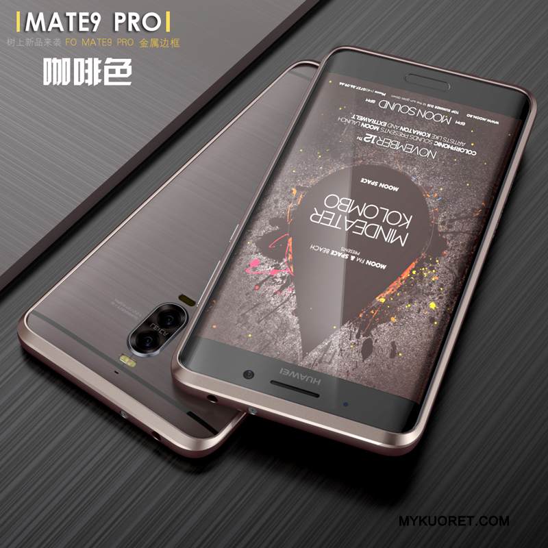 Kuori Huawei Mate 9 Pro Luova Puhelimen Kuoret Ohut, Kotelo Huawei Mate 9 Pro Metalli Kehys Sininen
