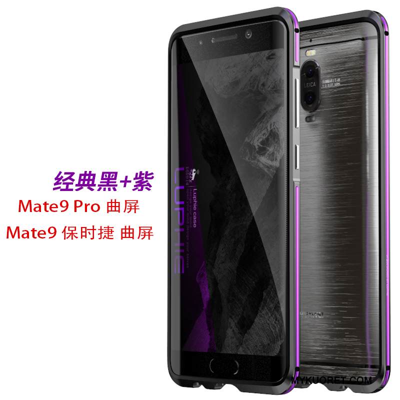 Kuori Huawei Mate 9 Pro Metalli Kulta Kehys, Kotelo Huawei Mate 9 Pro Suojaus Puhelimen Kuoret