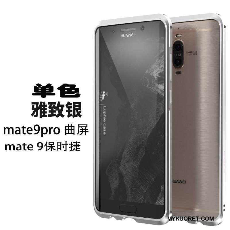 Kuori Huawei Mate 9 Pro Metalli Kulta Kehys, Kotelo Huawei Mate 9 Pro Suojaus Puhelimen Kuoret