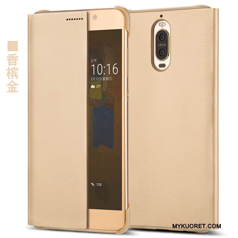 Kuori Huawei Mate 9 Pro Nahka Jauhe Puhelimen Kuoret, Kotelo Huawei Mate 9 Pro Suojaus