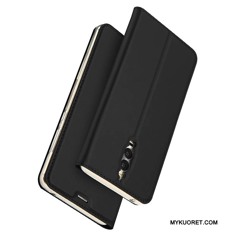 Kuori Huawei Mate 9 Pro Nahka Kulta Kortti, Kotelo Huawei Mate 9 Pro Tuki Liiketoiminta