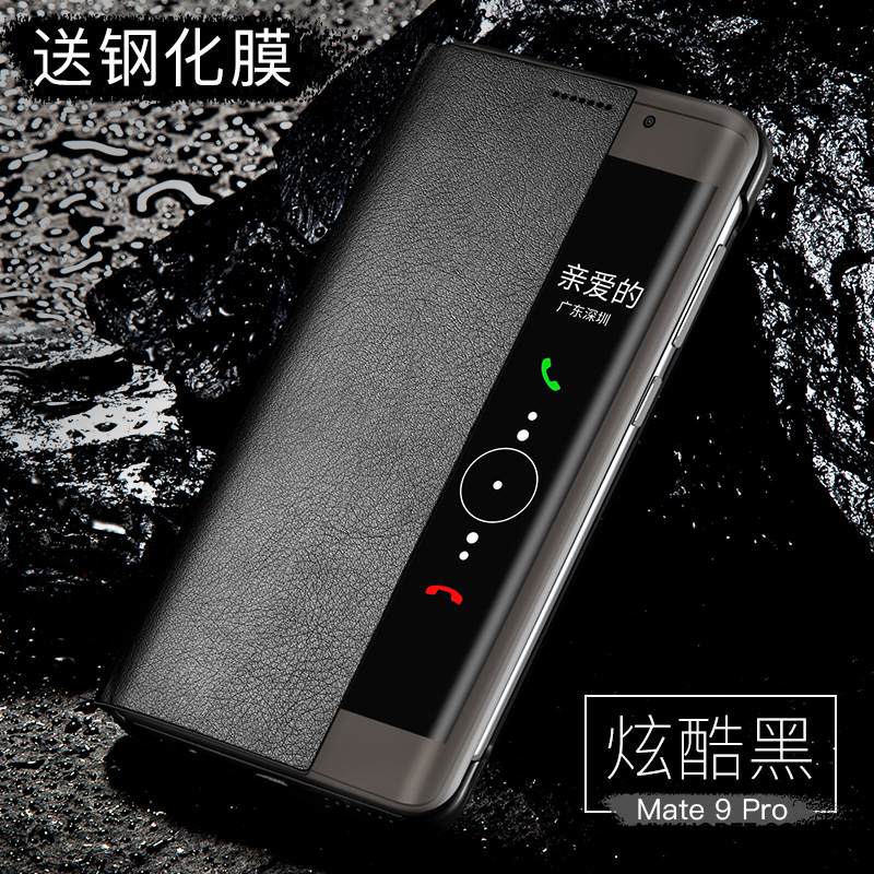 Kuori Huawei Mate 9 Pro Nahka Sininen Puhelimen Kuoret, Kotelo Huawei Mate 9 Pro Laukut