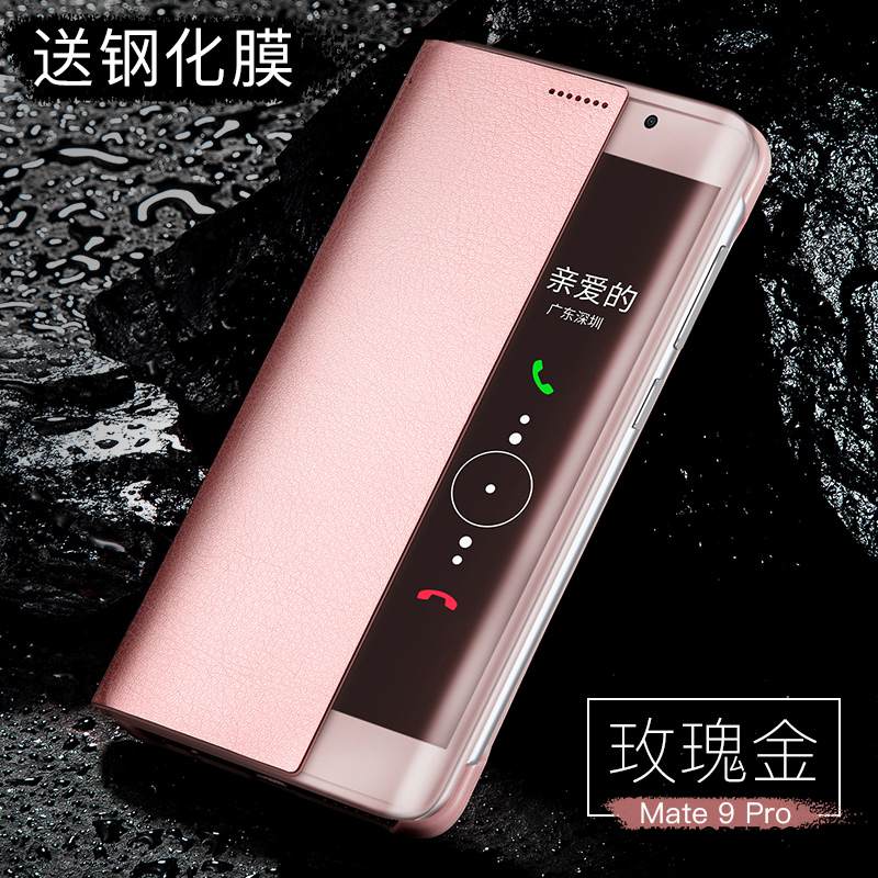 Kuori Huawei Mate 9 Pro Nahka Sininen Puhelimen Kuoret, Kotelo Huawei Mate 9 Pro Laukut