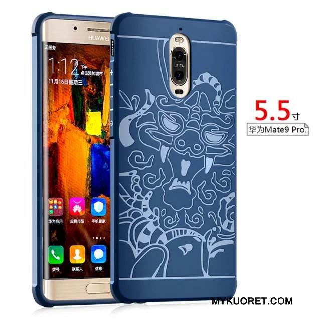 Kuori Huawei Mate 9 Pro Pehmeä Neste Harmaa Puhelimen Kuoret, Kotelo Huawei Mate 9 Pro Laukut Murtumaton