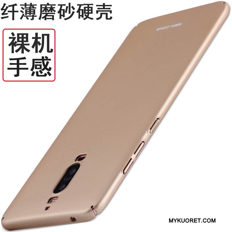 Kuori Huawei Mate 9 Pro Pesty Suede Punainen, Kotelo Huawei Mate 9 Pro Murtumaton Puhelimen Kuoret