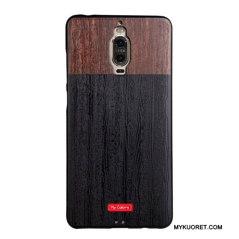 Kuori Huawei Mate 9 Pro Sarjakuva Ripustettavat Koristeet Musta, Kotelo Huawei Mate 9 Pro Suojaus Puhelimen Kuoret